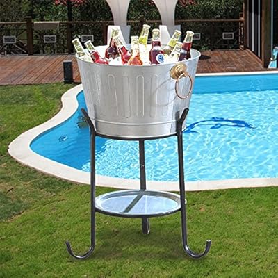 Sunjoy L-BT022PST-11 Cooma Party Tub, 16.7 by 26.77-Inch