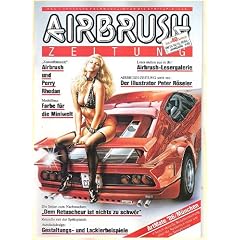 AIRBRUSH-ZEITUNG 4/86 (1.Jahrgang) - Das 1. Deutsche Fachmagazin f�r die Spritzpistole - MODELLBAU,RETUSCHE,AUTOLACKDESIGN - AIRBRUSH UND PERRY RHODAN - Neuheiten rund um die Spritzpistole - AIRBRUSHZEITUNG