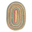 Botanical Isle Sand Oval Braided Rug