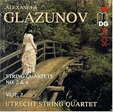 Glazunov: String Quartets Vol. 2