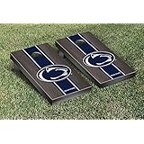 Penn State PSU Nittany Lions Cornhole Game Set Onyx Stained Stripe Version