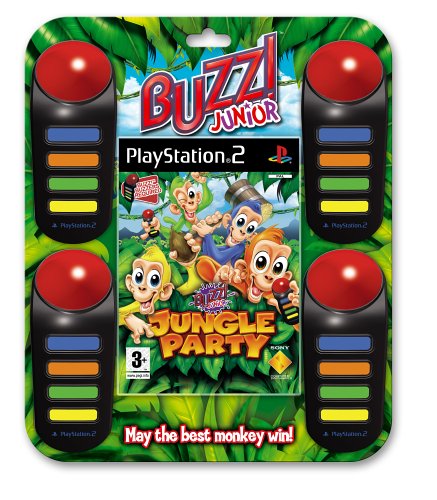 Childrens Toyshop  Video Games : Buzz! Junior Jungle Party Bundle (PS2)