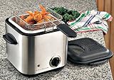 Deni Stainless Steel Mini Deep Fryer