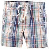 カーターズ Carter's ショートパンツ ひも付き 綿ポプリン100% Pull-On Poplin Shorts 18M (78-83cm)