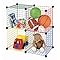 Whitmor Set of 4 Storage Cubes - Multicolor (14")