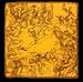 Large Scarf 36'' Javier Marin in Gold
