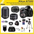 Nikon D7000 16.2MP DX-Format CMOS Digital SLR with 3.0-Inch LCD with Nikon 18-55mm VR AF-S DX Nikkor Autofocus Lens & Nikon Normal AF Nikkor 50mm f/1.8D Autofocus Lens & Nikon AF-S DX VR Zoom-Nikkor 55-200mm f/4-5.6G IF-ED Lens with SSE Pro Series 16GB Accessory Package: Including 3 Extra Lenses, 16GB SDHC Card, Deluxe Carrying Case, Tripod and much much more...