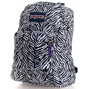 Superbreak Backpack (White/Black Cosmo Zebra/Prmpur)