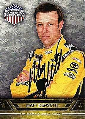 AUTOGRAPHED Matt Kenseth 2014 Wheels American Thunder (#20 Dollar General Racing Team) Signed Collectible NASCAR Trading Card with COA