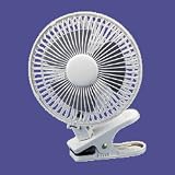 ATL44552 - 6 Clip-On Fan, 2-Speed,m 7-15/16x6x9-1/2, Light Gray