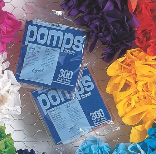 Childrens Toyshop  Sporting Goods : Pomps Tissue Squares Assorted