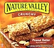 Nature Valley Crunchy Granola Bars, Peanut Butter, 12-Count Boxes (Pack of 6)