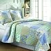 Greenland Home Vintage Jade 105-Inch by 95-Inch King Quilt Set Greenland Home Vintage Jade 105-Inch by 95-Inch King Quilt Set