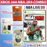 Xbox 360 NBA 2K9 Ultimate Gaming Combo