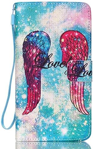 Samsung Galaxy Note 4 Case, JinLi(TM) PU Leather [Cloud Pattern][Wrist Strap] Wallet Case For Samsung Galaxy Note 4. (PatternNW-12)