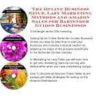 The Online Business Setup, Lazy Marketing Methods, Amazon Sales for Bartender Guides... by Bartender's Guides