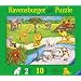 Ravensburger 03601 - Tiere im Zoo - 10 Teile Holzpuzzle