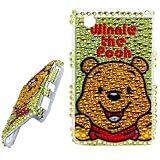 Cute Beer Luxurious Bling Jewel Diamond Case Cover for Blackberry Curve 8520 8530 winnie the pooh