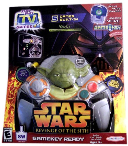 Childrens Toyshop  Toys : Star Wars Revenge of the Sith Yoda Limited Edition Plug it in & play TV Game