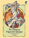 Art Nouveau Figurative Designs (Colouring Books)