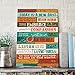 Framed Home Rules Blackboard - Primitive Country Rustic Inspirational Wall Decor by PUCHAN-LM
