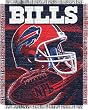 Buffalo Bills Spiral Series Jacquard Throw Blanket - NFL Football Fan Shop Sports Team Merchandise