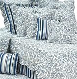 Wiltshire Blue Quilted Floral Eurosham
