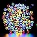 lederTEK Decorative Solar Powered Christmas Lights Multi-color 200 LED 8 Modes Fairy String Light for Garden, Lawn, Patio, Xmas Tree, Wedding, Party, Outside, Holiday, Indoor, Outdoor Decorations