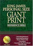 Books : Holy Bible King James Version Personal Size Giant Print / Black Leather