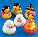 DOZEN (12) HALLOWEEN Rubber DUCK/DUCKIES/Ghost/PUMPKIN Etc. 2" PARTY Decor