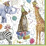 Entertaining with Caspari Party Animals, Luncheon Napkins, Pack of 20