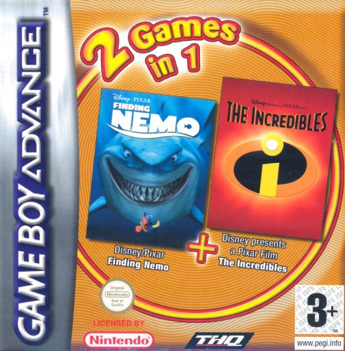 Childrens Toyshop  Video Games : Finding Nemo + The Incredibles (GBA)