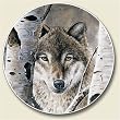 Wolf Auto Coaster, Single Coaster for Your Car