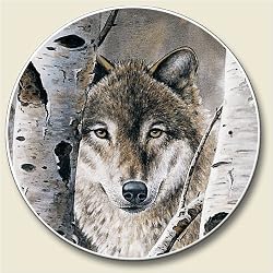 Wolf Auto Coaster, Single Coaster for Your Car