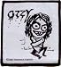 Ozzy Osbourne - Cartoon Ozzy in Straitjacket with Logo- Printed Sew On Patch