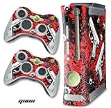 New XBOX 360 Console Protective Decal Skin - Glock Red