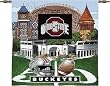 Ohio State Univ New Collage Wall Hanging - 34 x 26 Wall Hanging - Ohio State Buckeyes