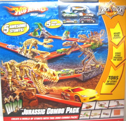 Hot Wheels Trick Tracks Jurassic Combo Pack
