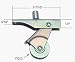 CRL Sliding Screen Door Bottom Roller 1 Steel Wheel for Bay Mills Doors - Package
