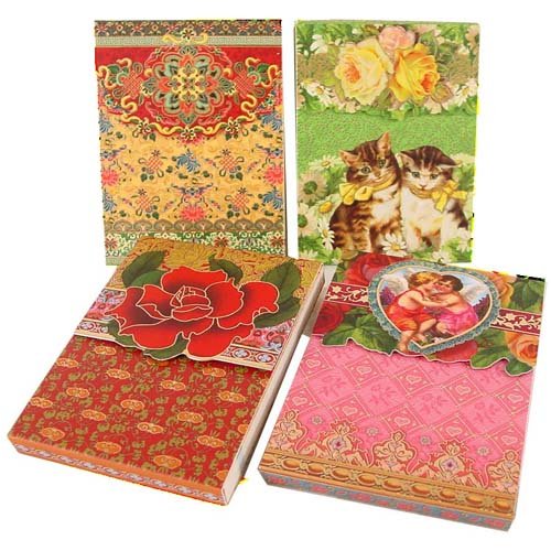 Assorted Mini Purse Notecard Sets: 3 or 4 different designs