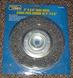 WIRE WHEEL 8"X 5/8" HEAVY DUTY CRIMPED CARBON STEEL