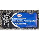 5 , Spider Web, License Plate Frames, Black & Chrome, Metal, Holder, for, Standard, Plates, each, Frame, is, about, 12.2" Wide X 6.2" Tall X .25" Thick,