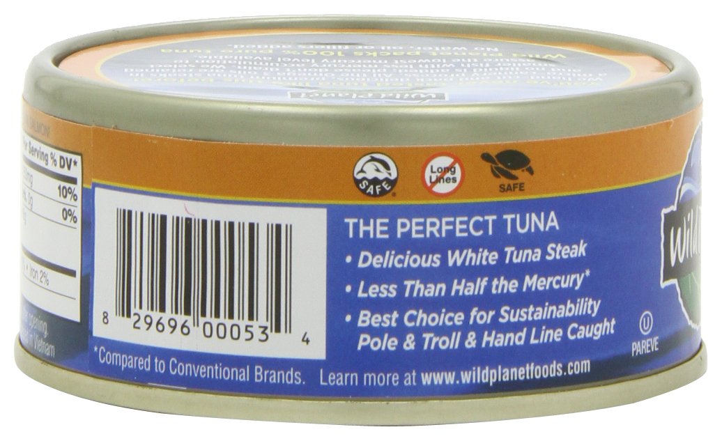 Amazon.com : Wild Planet Wild Albacore Tuna, 5-Ounce Cans (Pack of ...