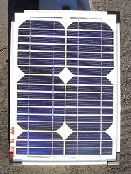 10 Watt Silver Frame Mono-crystalline Solar Panel and Battery Charger
