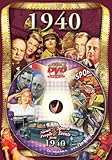 1940 Flickback DVD Greeting Card: 76th Anniversary or 76th Birthday Gift