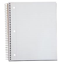 Five Star Wirebound Notebook, 3-Subject, 150-Count, Wide Rule, Purple (72557)