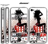 New Apple iPhone 4 Designer Skin with ANTENNA GUARDS- Dancer