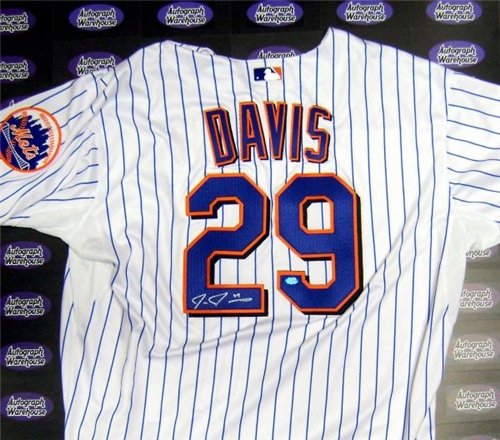 Ike Davis Autographed/Hand Signed MLB Baseball Jersey (New York Mets)