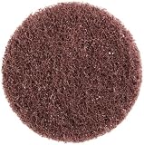 3M Scotch-Brite HS-DR Medium Grit, 3" x NH Aluminum Oxide High Strength TR Roloc Disc Maroon (25 Pack)