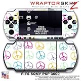 Kearas Peace Signs on White WraptorSkinz Skin and Screen Protector Kit fits ....